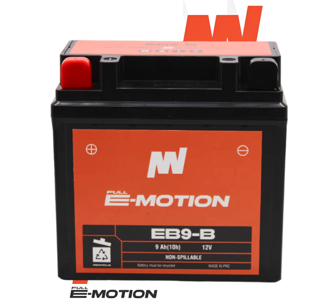 Batería Full Emotion EB 9-B – Potencia confiable para tu moto