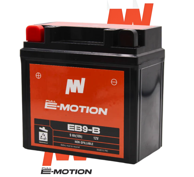 Batería Full Emotion EB 9-B – Potencia confiable para tu moto