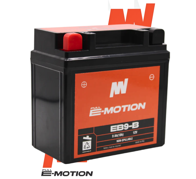 Batería Full Emotion EB 9-B – Potencia confiable para tu moto