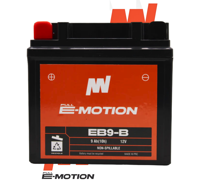 Batería Full Emotion EB 9-B – Potencia confiable para tu moto